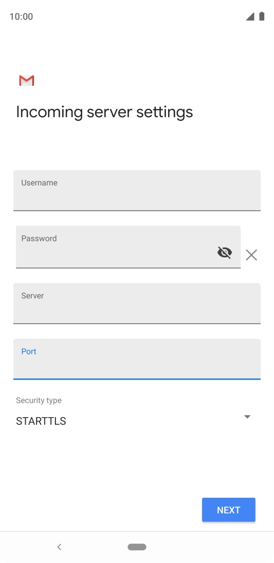 Press the drop down list below 