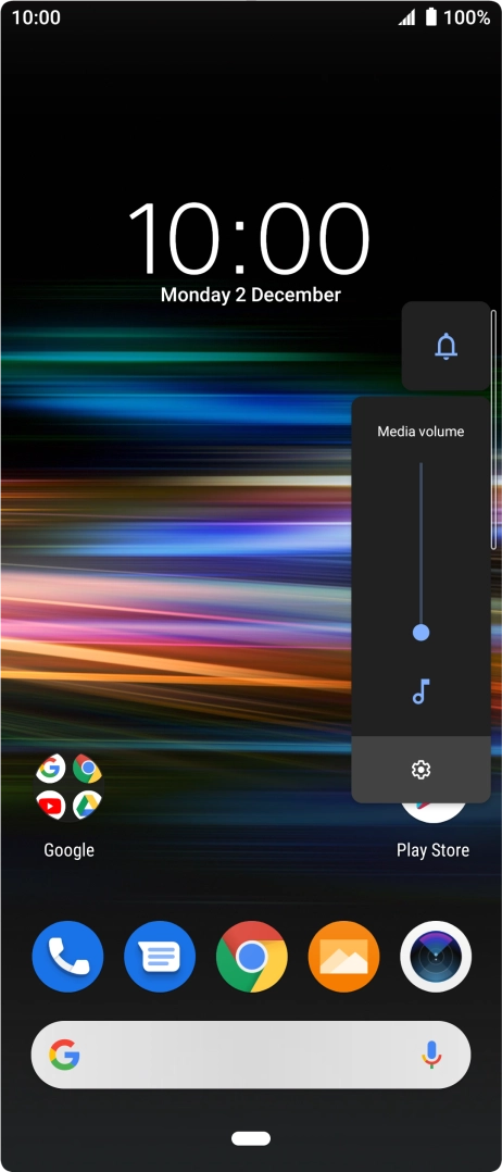 Press the sound mode icon the required number of times to turn the function on or off.