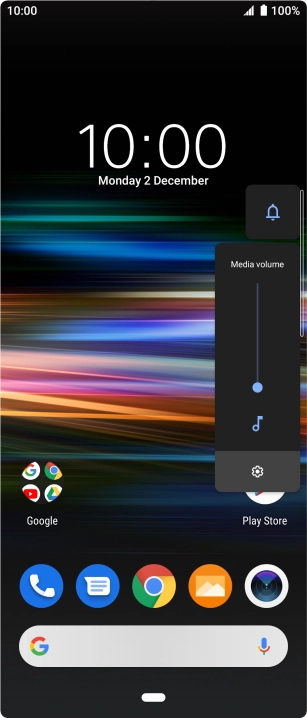 Press the sound mode icon the required number of times to turn the function on or off.