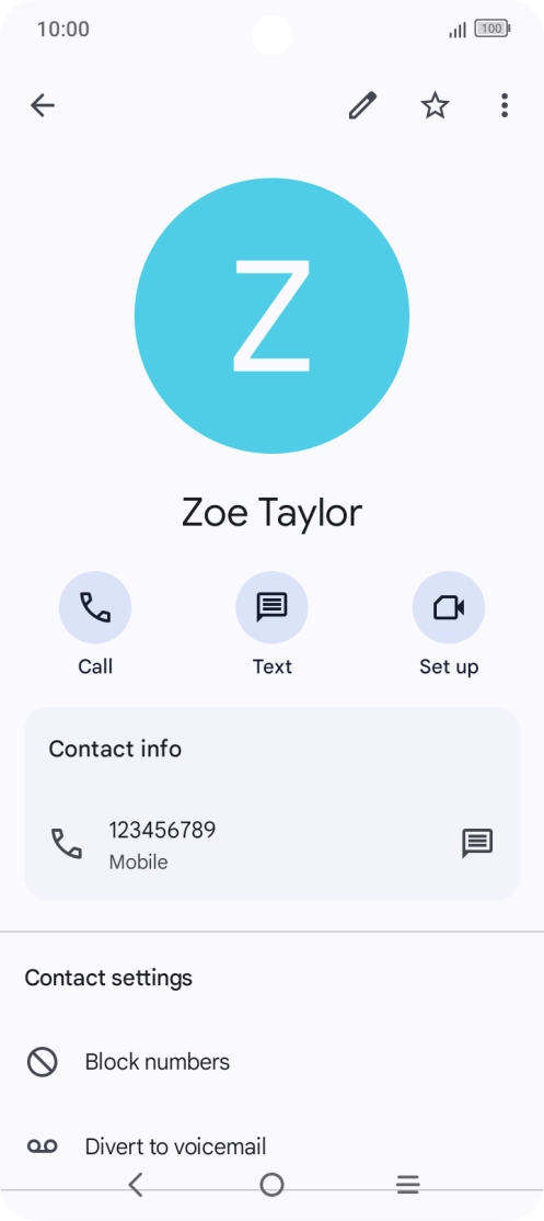 Press the Home key to return to the home screen.