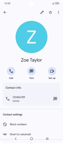 Press the Home key to return to the home screen.