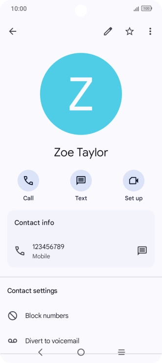 Press the Home key to return to the home screen.