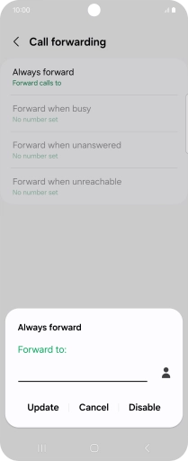 Press Disable.