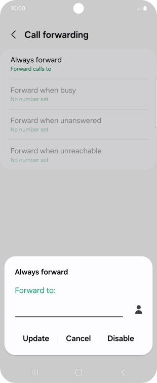 Press Disable.
