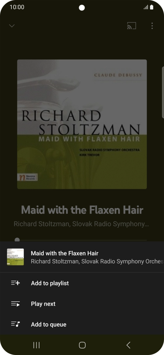 Press Add to playlist.