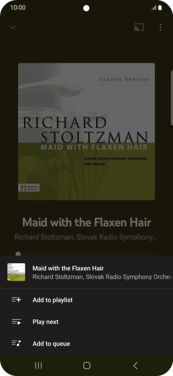 Press Add to playlist.