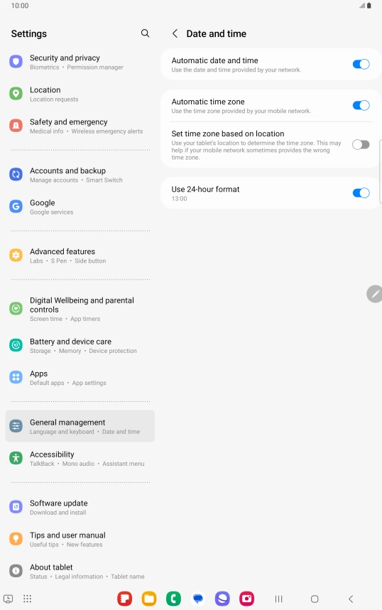 Press the Home key to return to the home screen.