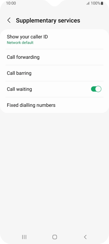Press Fixed dialling numbers.