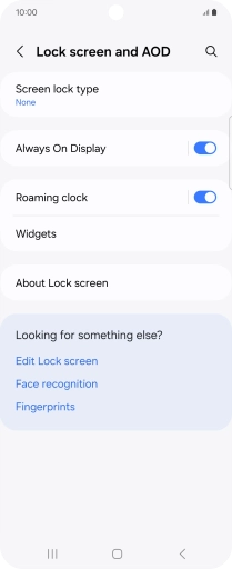 Press the Home key to return to the home screen.