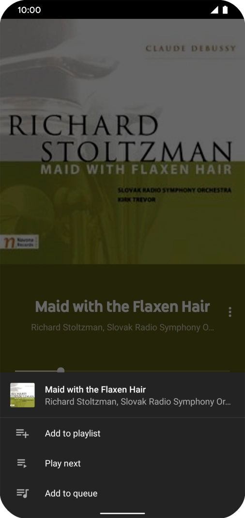 Press Add to playlist.