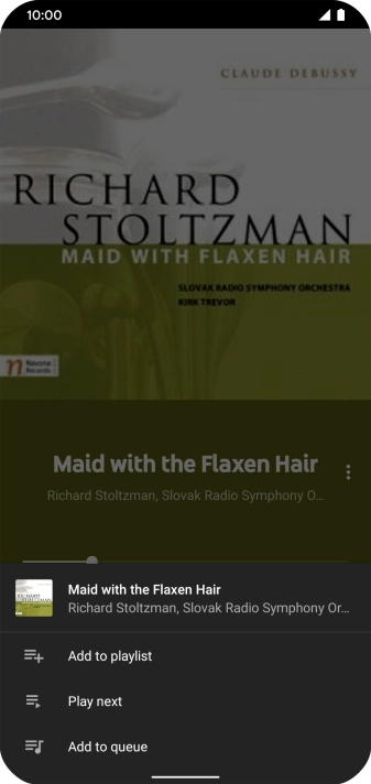 Press Add to playlist.