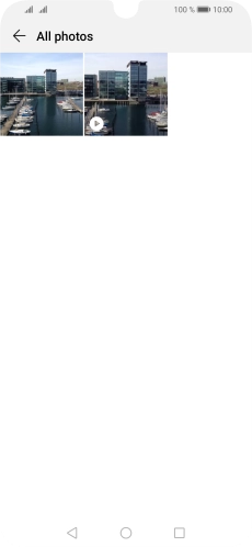 Press and hold any picture or video clip.