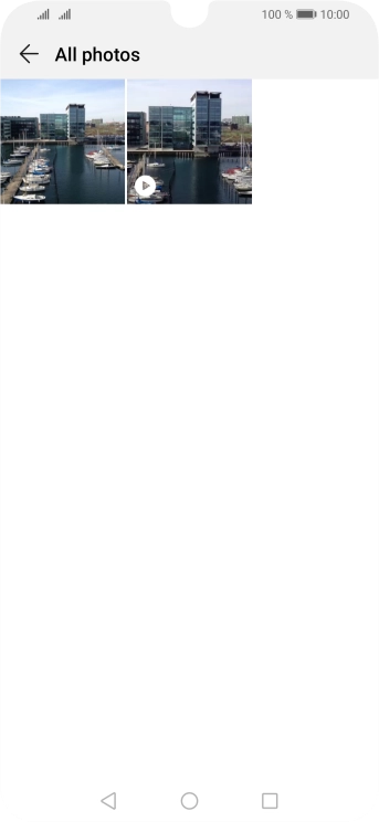 Press and hold any picture or video clip.