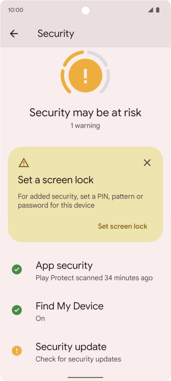 Slide your finger upwards starting from the bottom of the screen to return to the home screen.