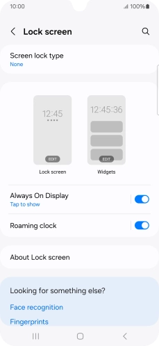 Press the Home key to return to the home screen.