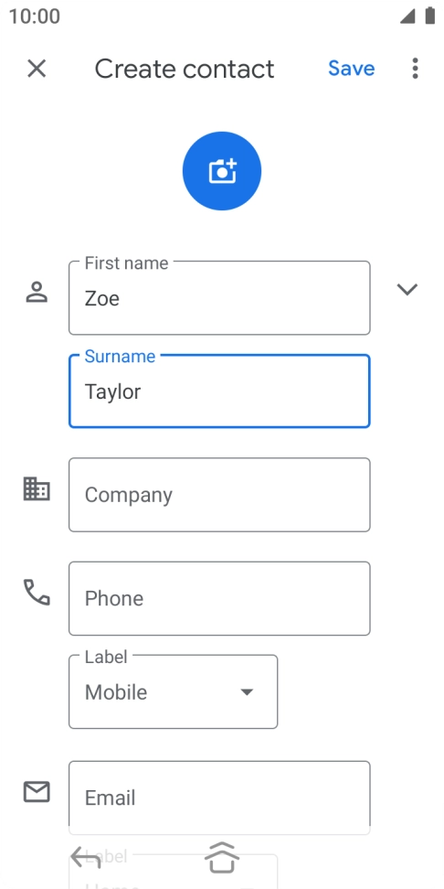 Press Phone and key in the phone number.