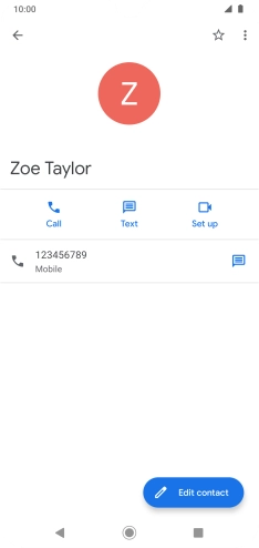 Press the Home key to return to the home screen.