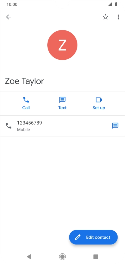 Press the Home key to return to the home screen.