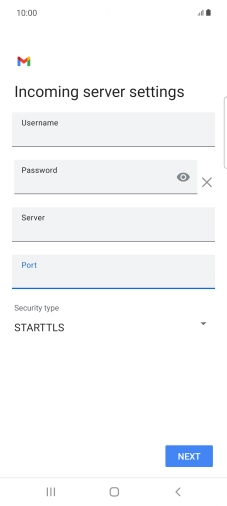 Press the drop down list below 
