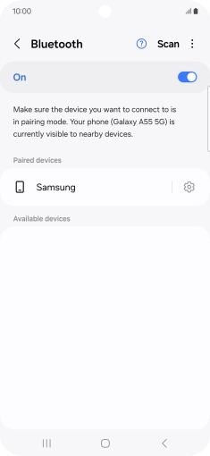 Press the Home key to return to the home screen.