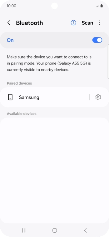Press the Home key to return to the home screen.