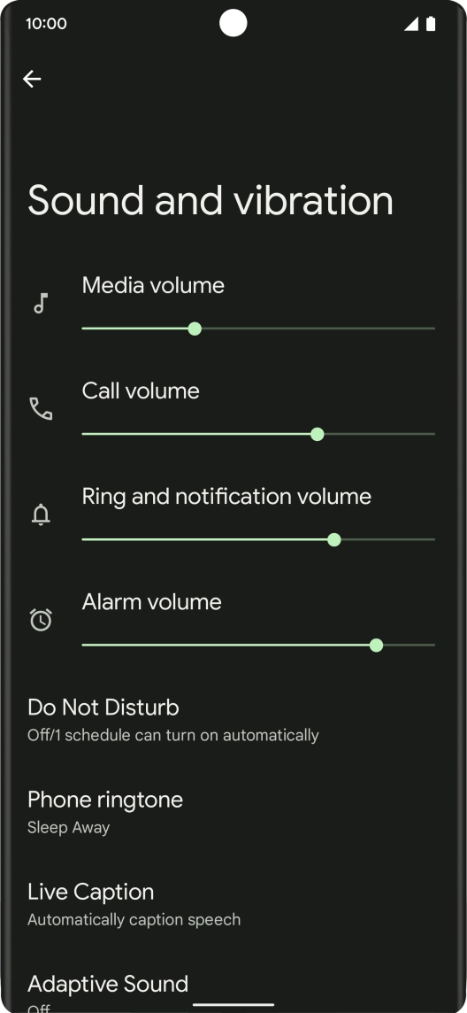 Slide your finger upwards starting from the bottom of the screen to return to the home screen.