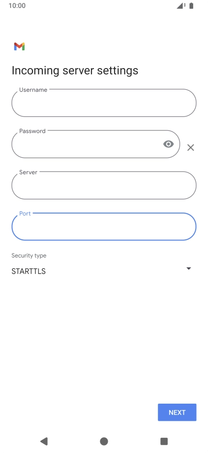 Press the drop down list below 