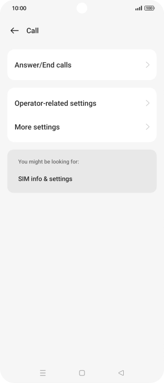 Press Operator-related settings.