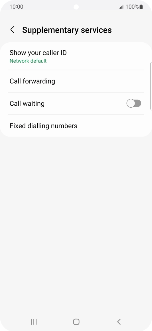 Press Fixed dialling numbers.