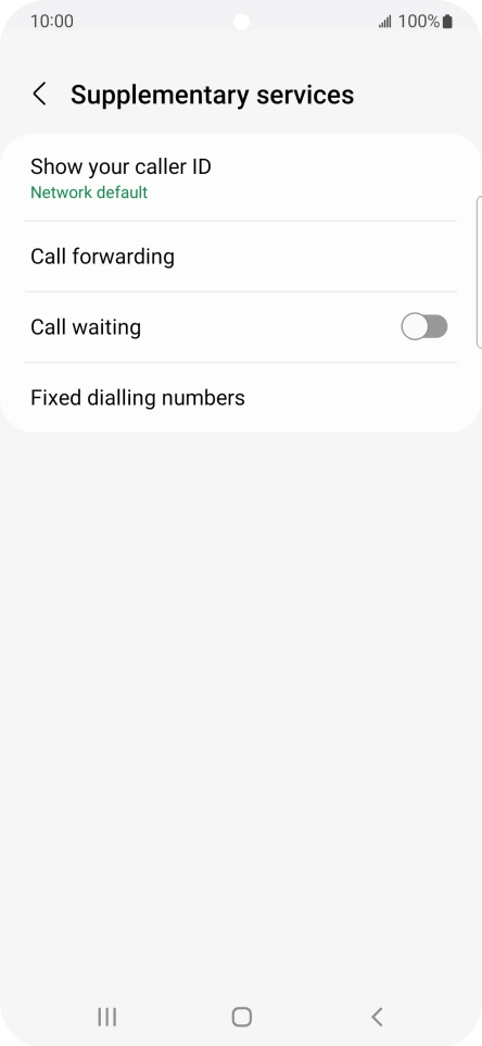 Press Fixed dialling numbers.
