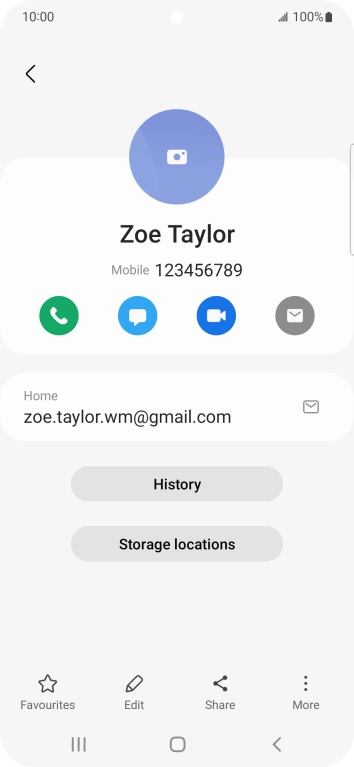 Press the call icon.