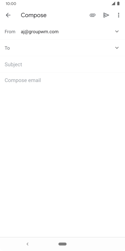 Press the field next to 