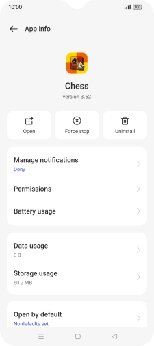 Press Storage usage.