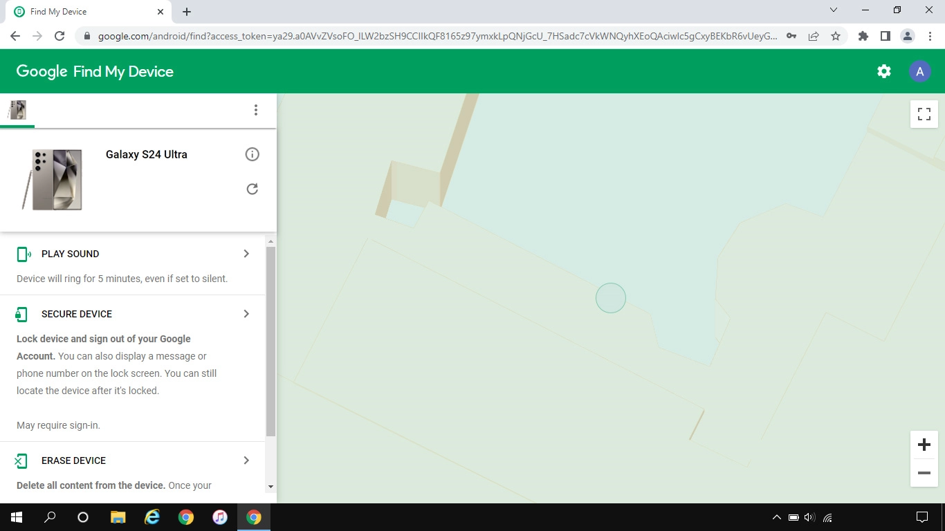 Click the required device.