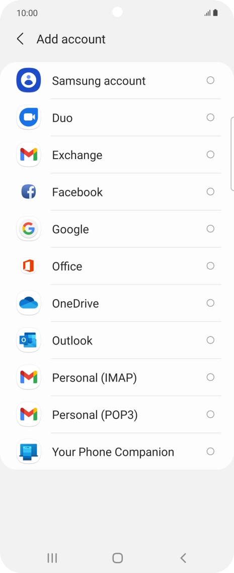 Press Personal (POP3).