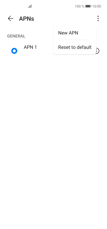 Press New APN.