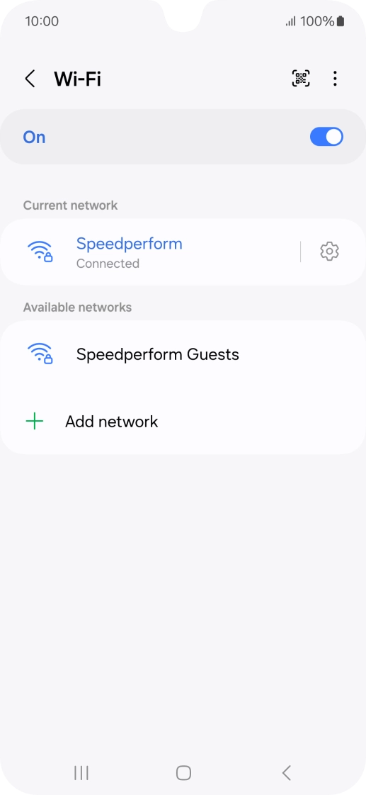 Press the Home key to return to the home screen.