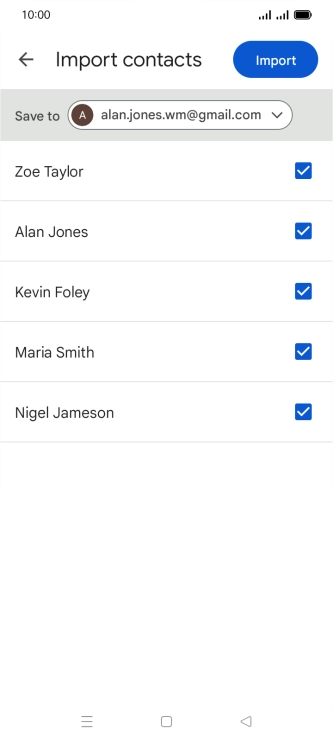 Press the drop down list next to 