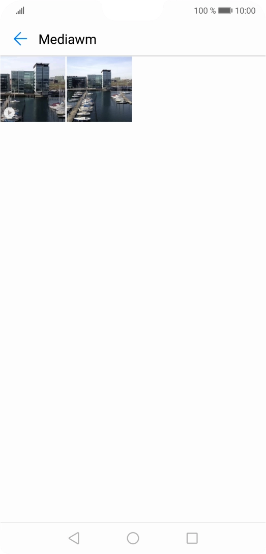 Press and hold any picture or video clip.