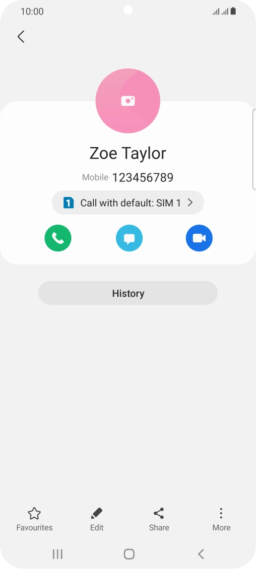 Press the Home key to return to the home screen.
