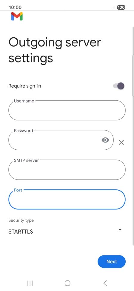 Press the drop down list below 