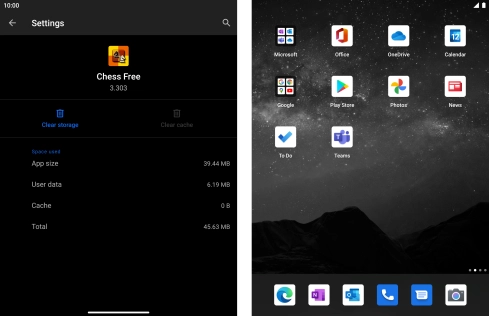 Slide your finger upwards starting from the bottom of the screen to return to the home screen.