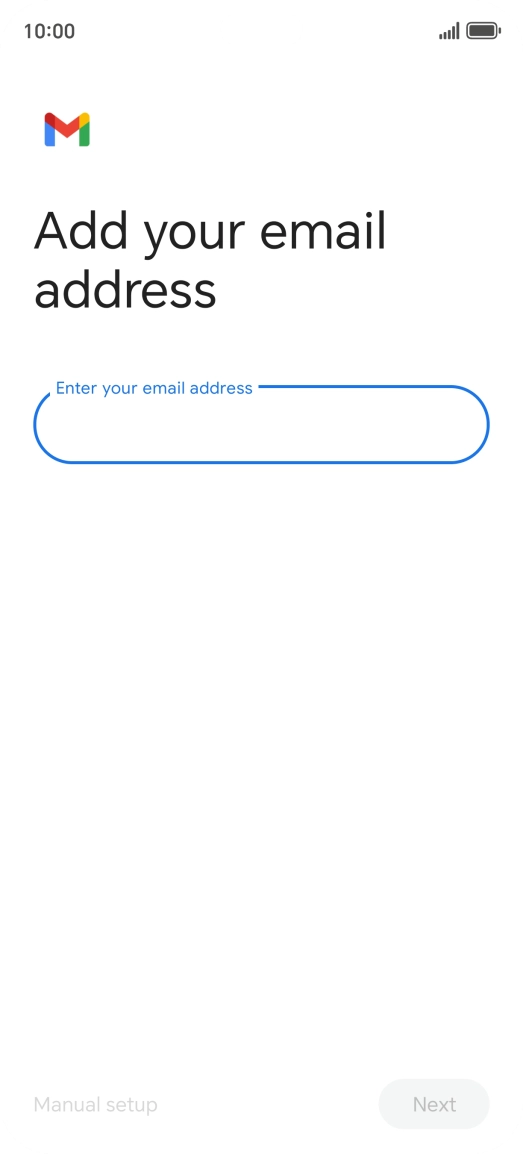 Press the field below 