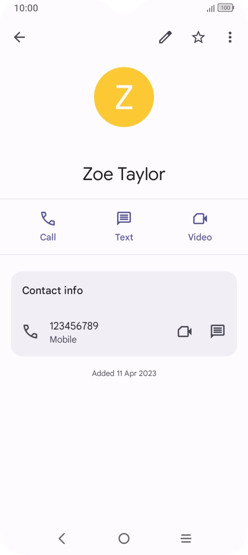 Press the Home key to return to the home screen.