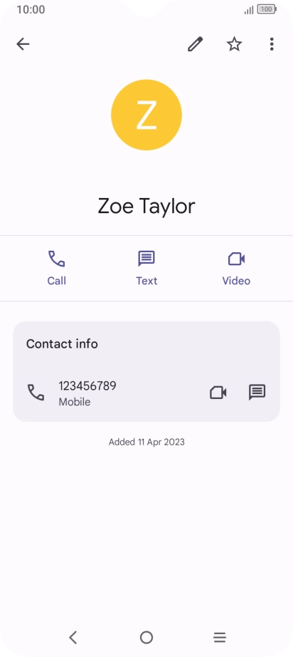 Press the Home key to return to the home screen.