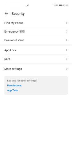 Press More settings.