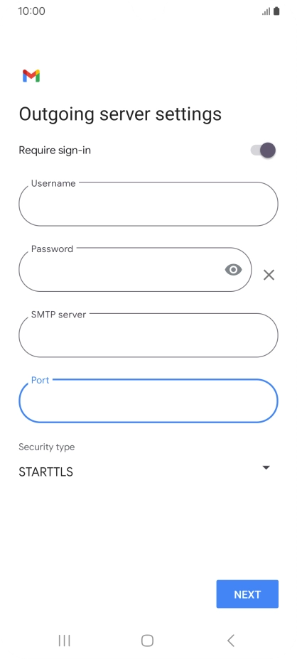 Press the drop down list below 