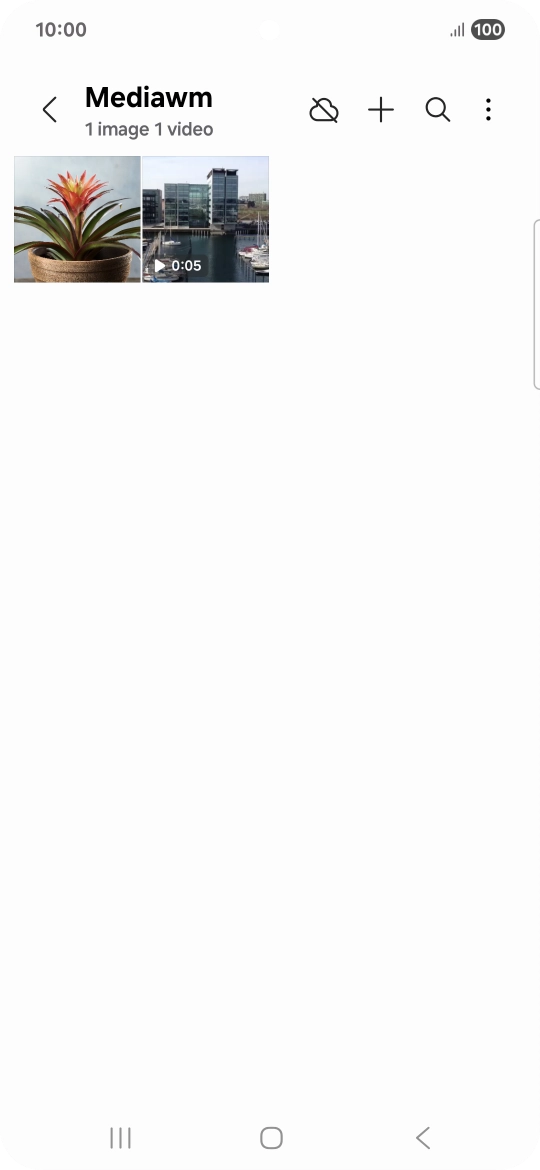 Press and hold any picture or video.
