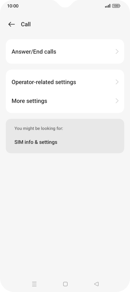 Press Operator-related settings.