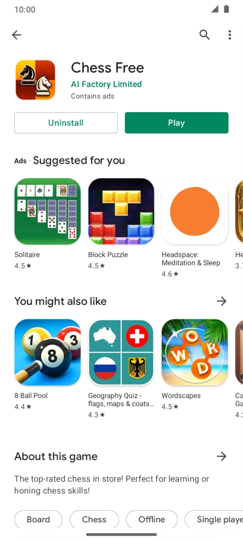 Slide your finger upwards starting from the bottom of the screen to return to the home screen.